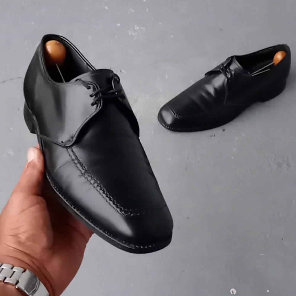 Jarman Flex Royal Comfort Black Oxford Shoes